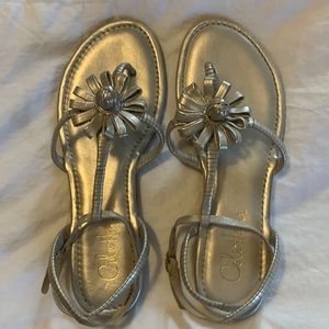 Cole Haan Gold Sandals